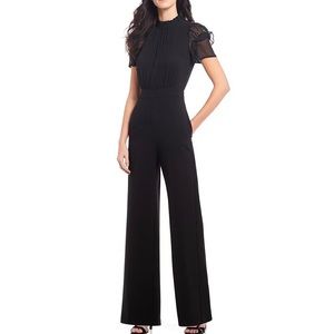 Vince Camuto Chiffon Bodice Jumpsuit